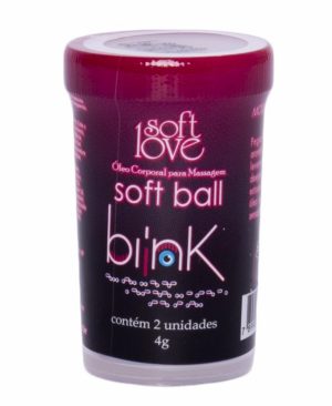 Soft Ball Bolinha Blink 2 Unidades - Soft Love
