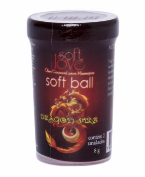 Soft Ball Bolinha Dragon Fire 8g 02 Unidades Soft Love