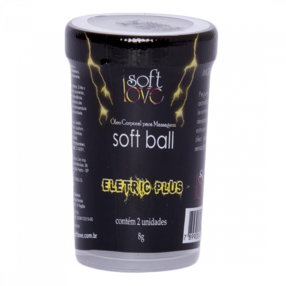 Soft Ball Bolinha Eletric Plus 2 Unidades - Soft Love