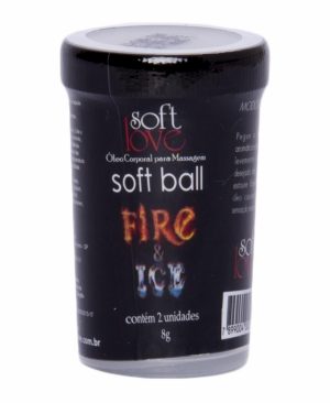 Soft Ball Bolinha Fire & Ice 2 Unidades - Soft Love