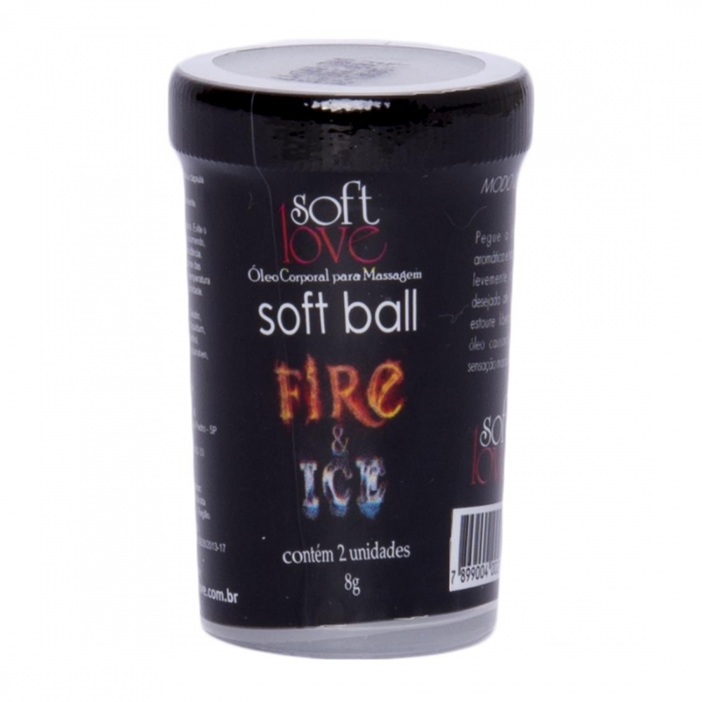 Soft Ball Bolinha Fire & Ice 2 Unidades - Soft Love