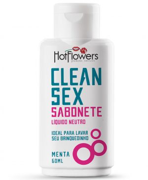Clean Sex Sabonete Líquido 60ml - Hot Flowers