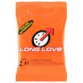 Preservativo Long Love Retardante Com 3 Unidades Studex